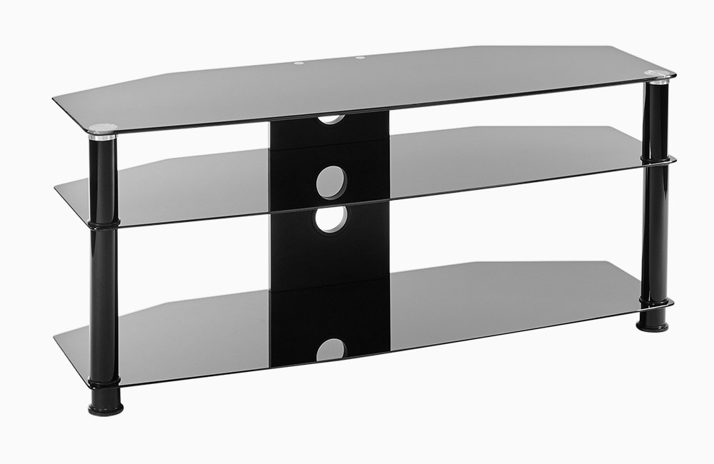 Large Black Corner TV Stand up to 60 inch TV MMTDB1150