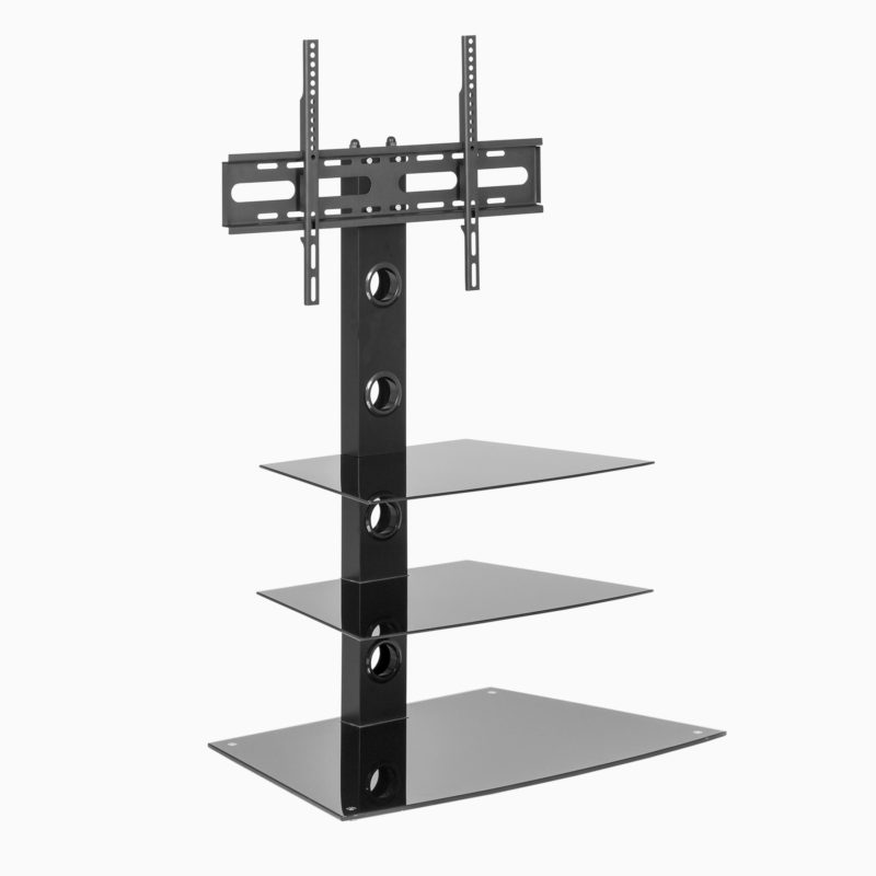MMT CB55 black glass cantilever stand