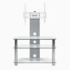 Rio MMT CC33 clear glass cantilever stand front view