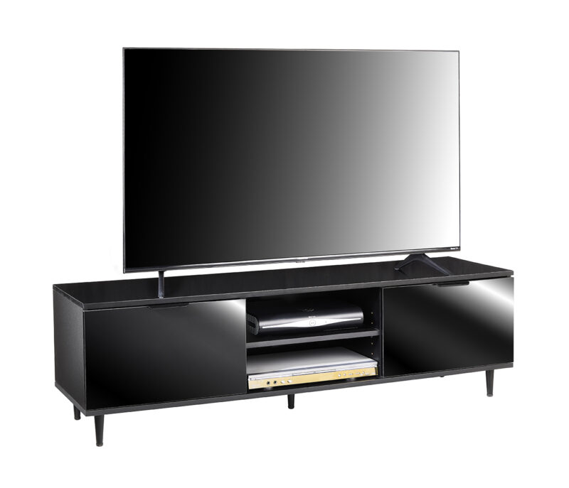 sd ht01 black gloss tv cabinet for up to 60 inch screens