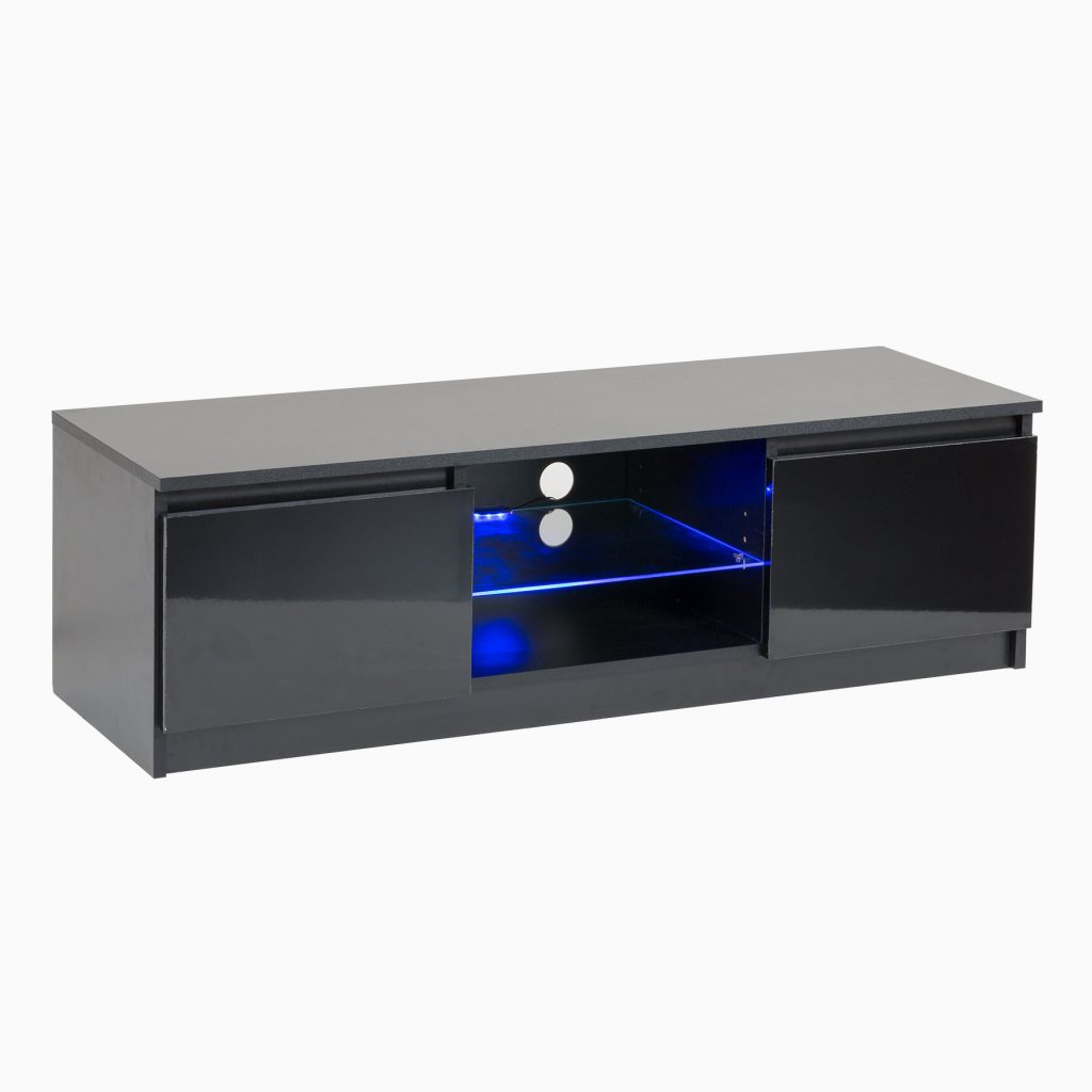 Black Gloss TV stand up to 65 inch Flat TV MMTD1500