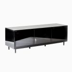 Inertia Stratos TDSETVC-1500BLK Black gloss TV cabinet for up to 65 inch screens