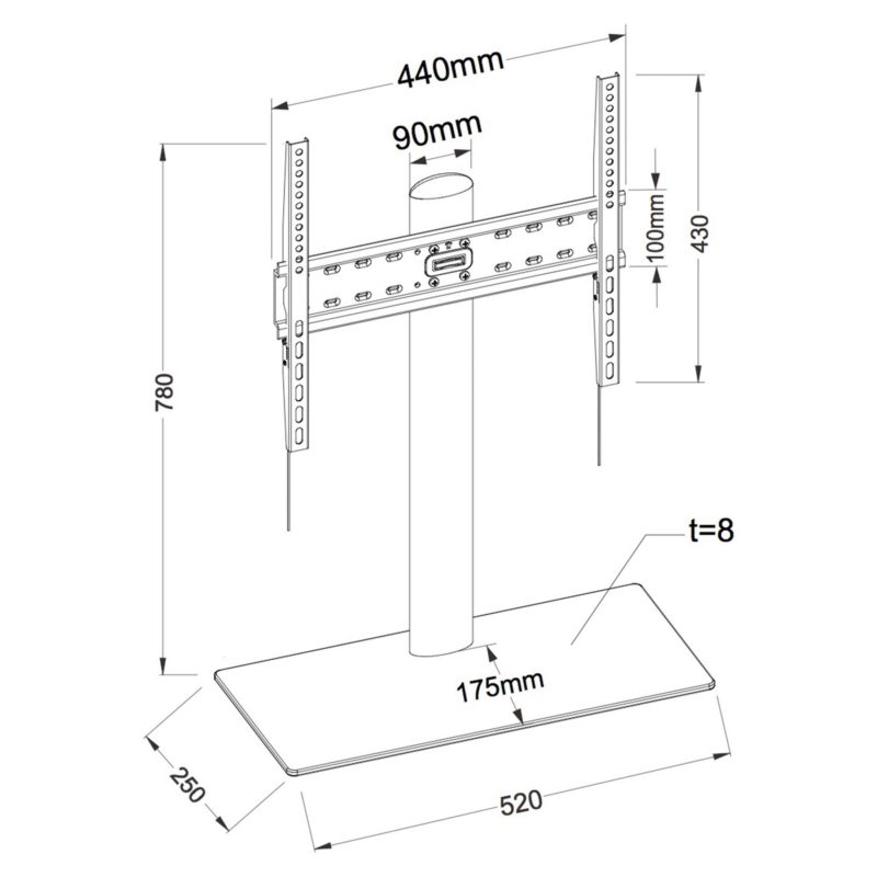 MMT-TB001-black-glass-stand-size