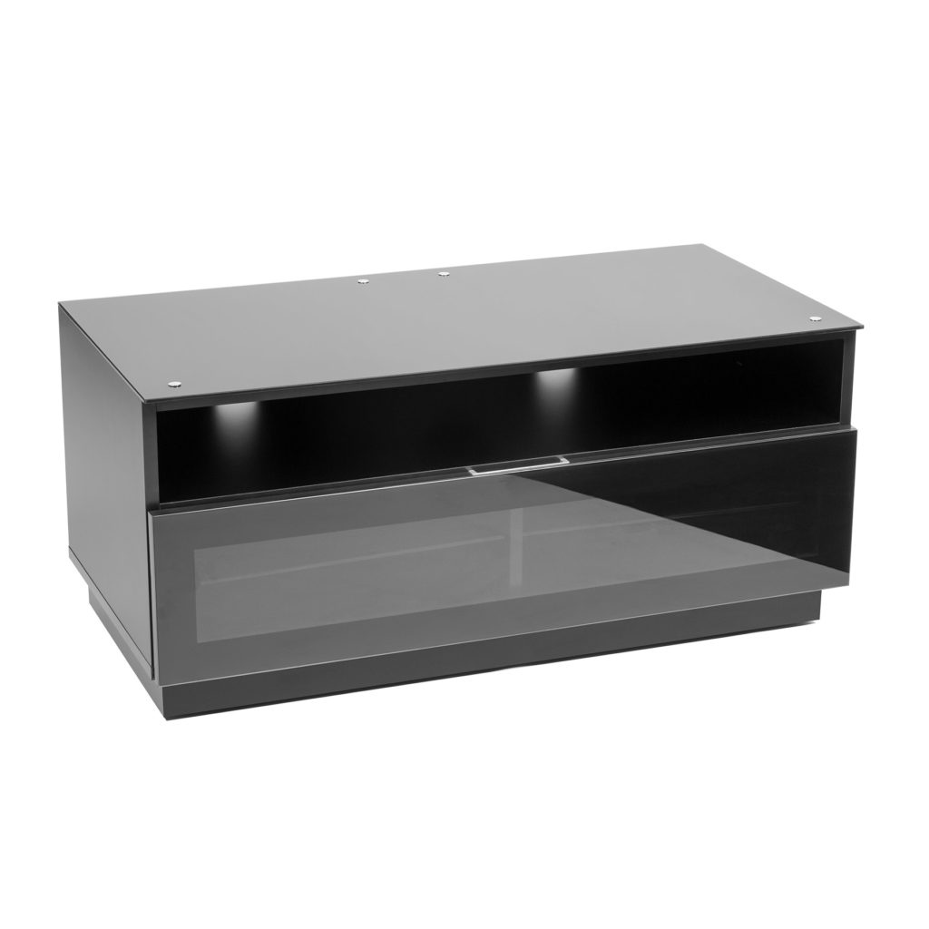 Black Gloss TV Unit up to 80 inch Flat Screen TV MMTD1800