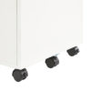 sd iv15 white 3 drawer under desk mobile pedestal 680mm