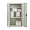 Fc A14 Grey 2 Door Steel Storage Cabinet Front Open