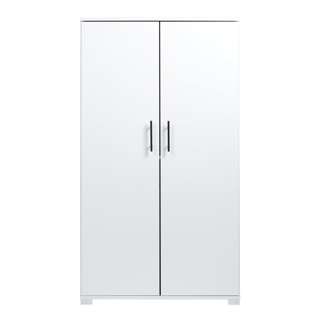 SD-IV02 White 2 Door Storage Cabinet | Locking Doors 1400mm