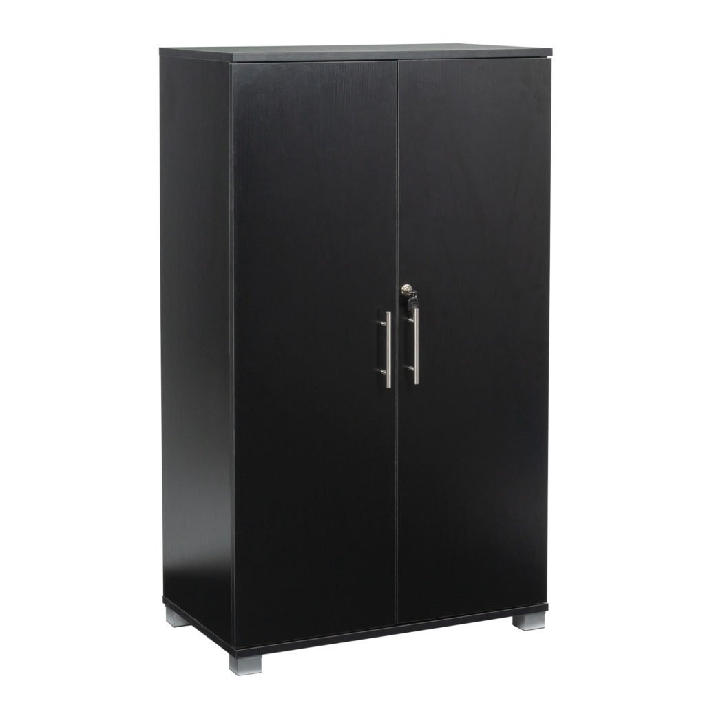 SD IV08 White 2 Door Storage Cabinet Locking Doors 1800mm   SD IV04 Black 2 Door Storage Cabinet Locking Doors Main 1024x1024 