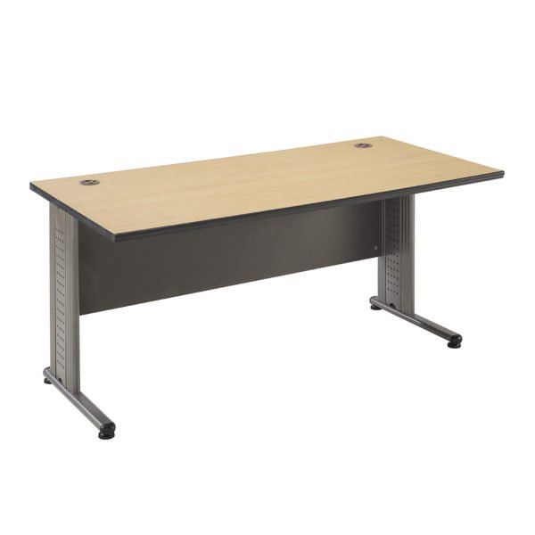 Si1600 Beech Rectangular Desk Main