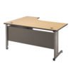Sl1600 Beech Right Hand L Shaped Desk Rear 2