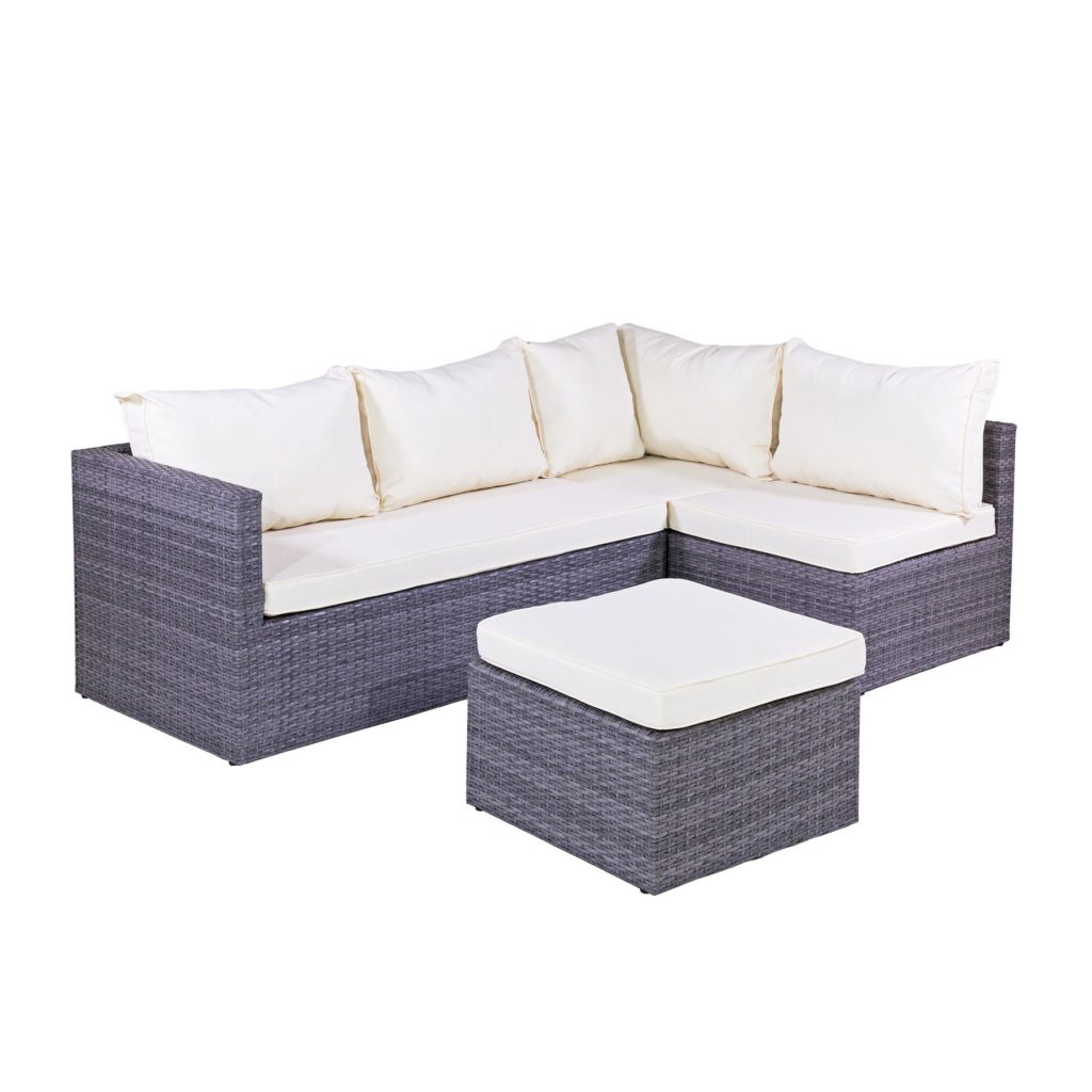 Rattan L Shaped Corner Sofa Garden Furniture MLM210080