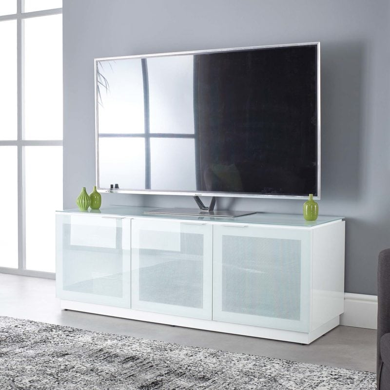 Large White Gloss TV up to 65 inch TVs MMTP1500