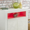 sib02 white sideboard with led lighting