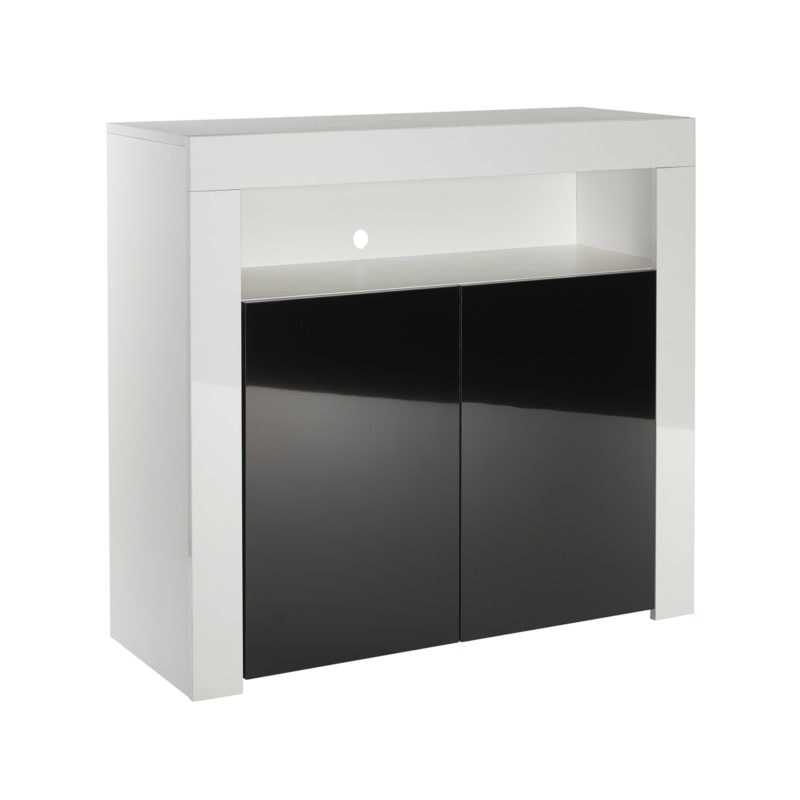 sib02 white black sideboard display cabinet main