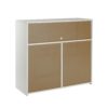 sib02 white sideboard display cabinet rear