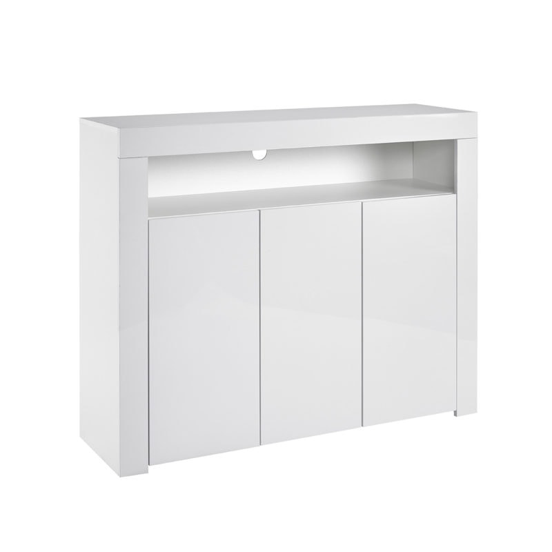 sib04 three door white sideboard cabinet main