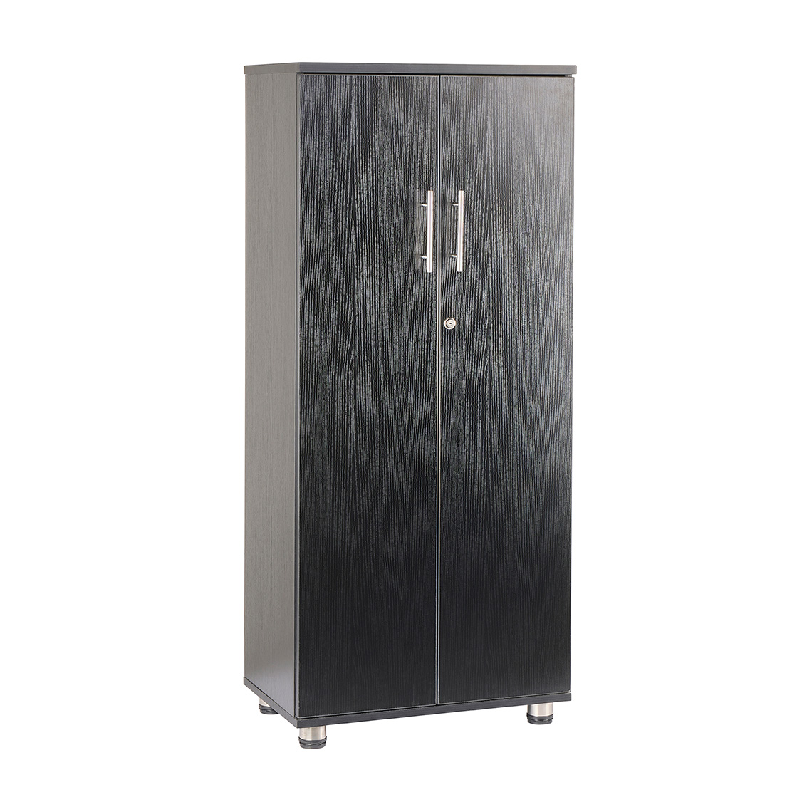 sd iv12 black 2 door storage cabinet with locking doors 1250mm