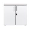 sd iv07 white 2 door storage cabinet locking doors front