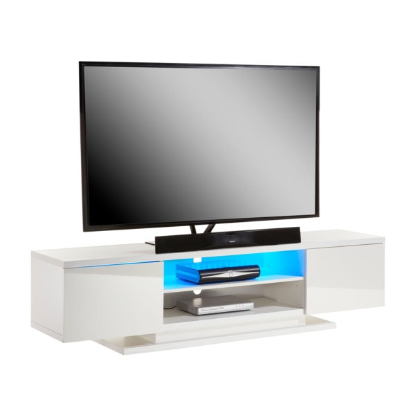 tv1090 large white tv cabinet for up to 80″ screens