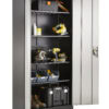 fc a18 grey & black 2 door steel storage cabinet 1850mm