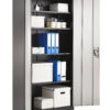 fc a18 grey & black 2 door steel storage cabinet 1850mm