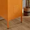 lc 01 orange 1 door metal locker cabinet 1800mm