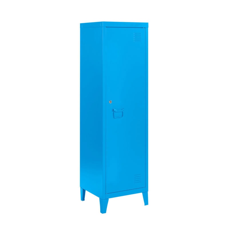 lc 02 blue 1 door metal compact locker 1370mm