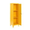 lc 02 yellow 1 door metal compact locker 1370mm