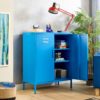 st 01 blue 2 door metal storage cabinet 1010mm