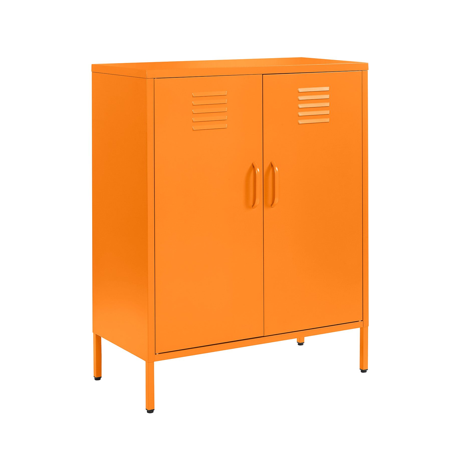 st 01 orange 2 door metal storage cabinet 1010mm