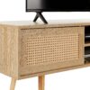 rls dr01 tv cabinet with rattan doors for up to 65″ screens