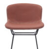 set of 2 tan retro swivel bar stools with footrest