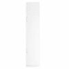 MMT White Slim 2 Door Storage Cabinet with 5 Adjustable Shelves 175cm
