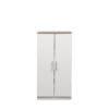 MMT White Oak 2 Door Shoe Storage Cabinet