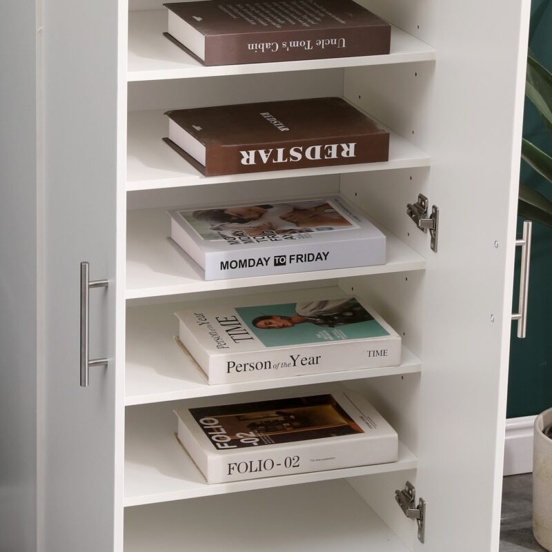 MMT White Oak 2 Door Shoe Storage Cabinet