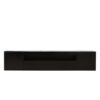 Black 200cm TV Stand Cabinet with Soundbar Shelf & LED Lights
