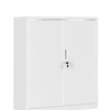 Grey Steel Storage Cabinet 106cm | 2 Door, Lockable