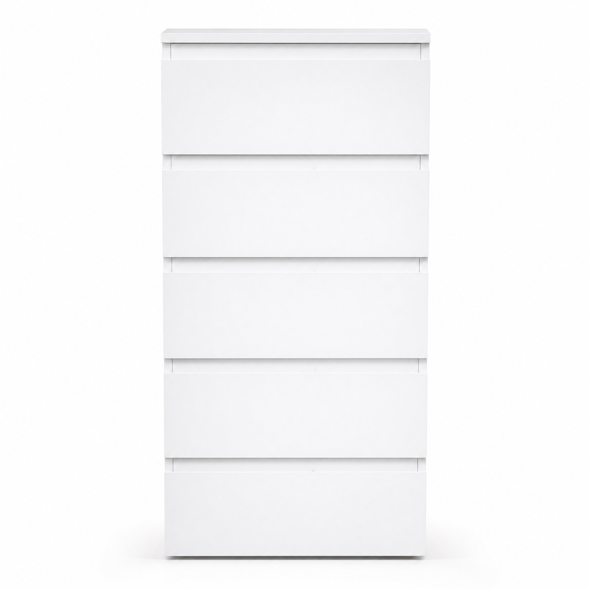 White 5 Drawer Chest of Drawers