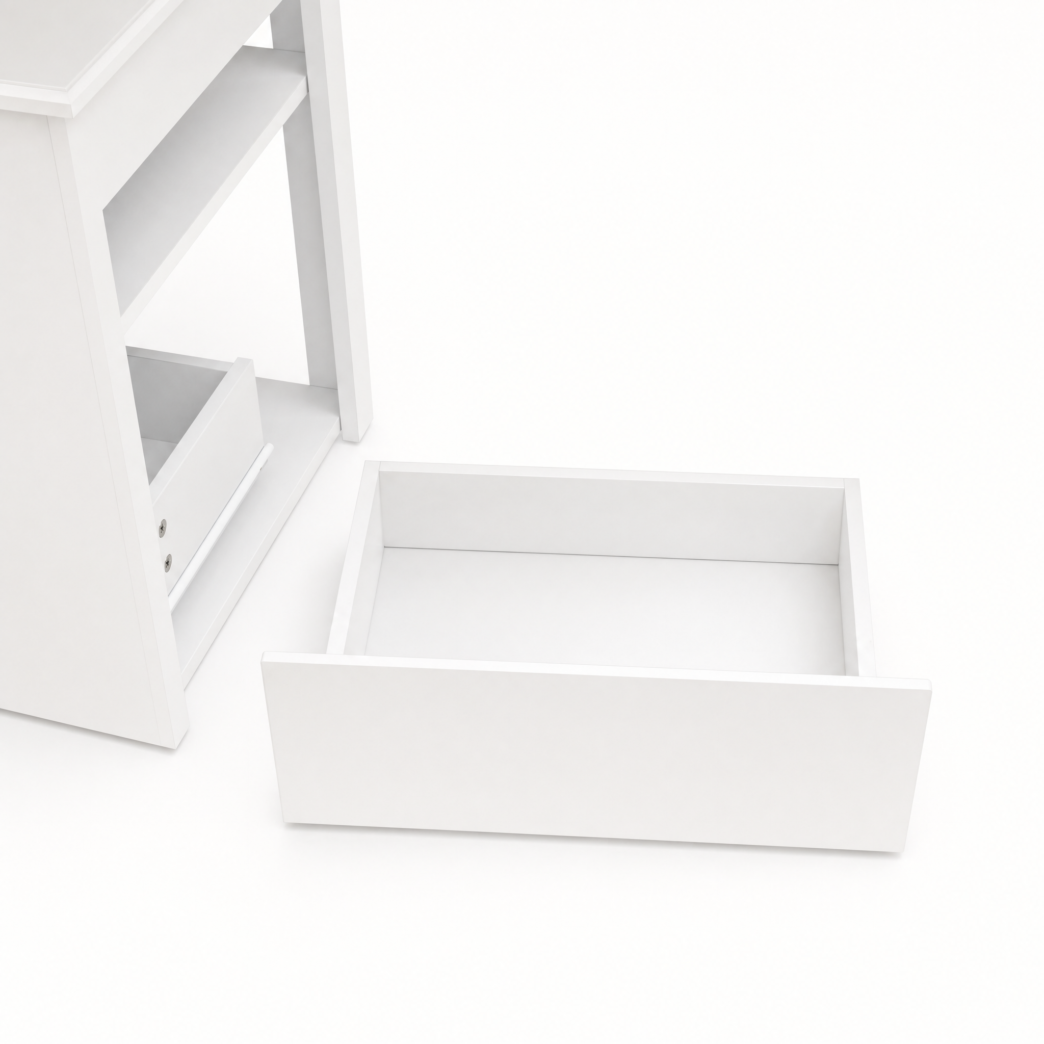 White 5 Drawer Chest of Drawers